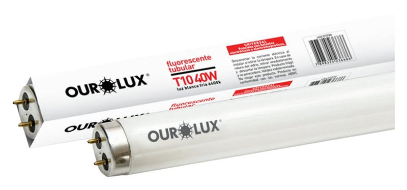 LAMPADA FLUORESCENTE 40W T10 - OUROLUX